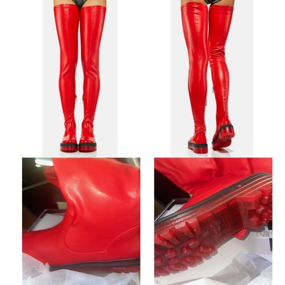 Dolls Kill Shoes - NWT Dolls Kill x AZALEA WANG Euro Thigh High Boots